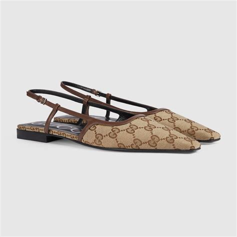 gucci flats ballet|Gucci slingback ballet flat.